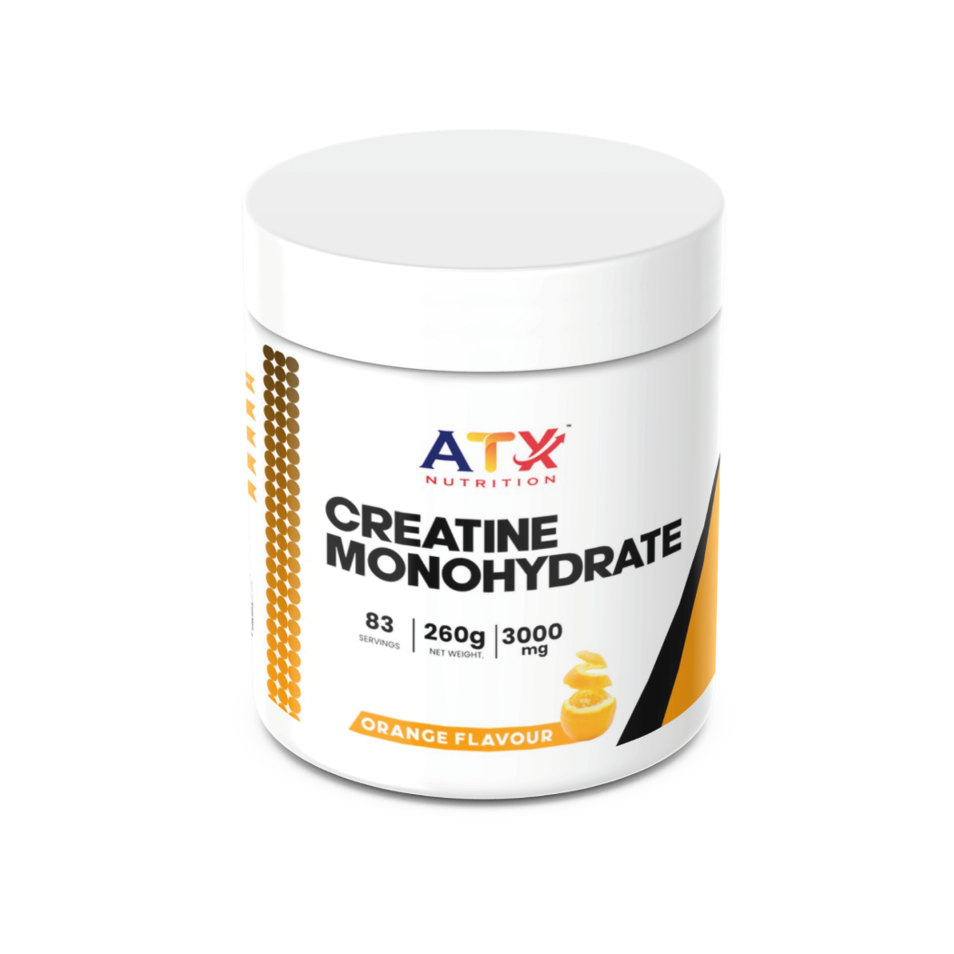 Premium Creatine Monohydrate Orange whey protein