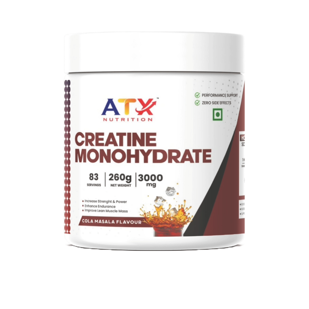 Premium Creatine Monohydrate Cola Masala whey protein