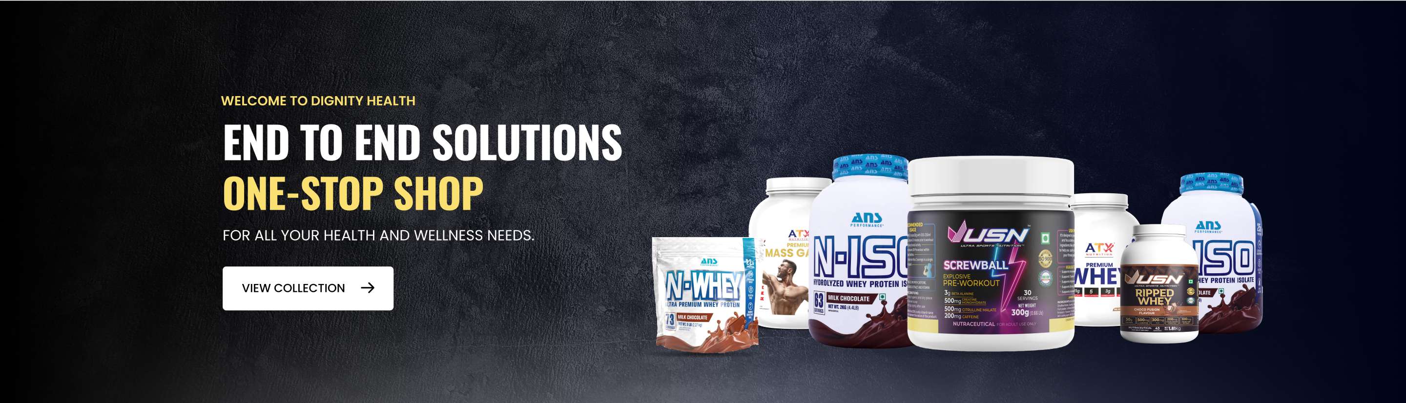 Whey protein banner