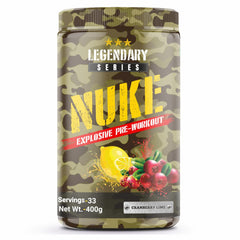 Bigflex Nuke Pre-workout Powder (400 Gm) |  Cranberry Lime Flavour