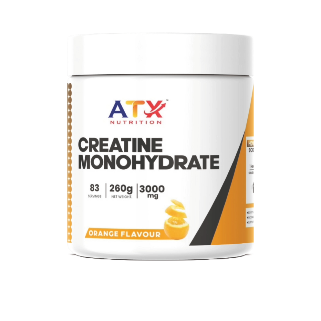 Premium Creatine Monohydrate Orange whey protein