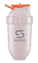 ShakeSphere Tumbler, VIEW, Pearl White/Orange Window