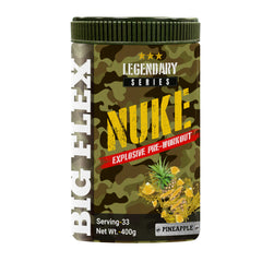 Bigflex Nuke Pre-workout Powder (400 Gm) |  PINEAPPLE  Flavour