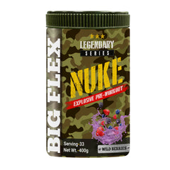Bigflex Nuke Pre-workout Powder (400 Gm) |  Wild Berries Flavour